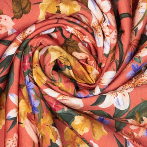 Viskose Jersey Flower Print