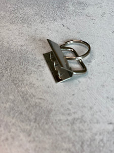 Schlüsselbandrohling Silber 30mm