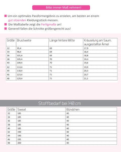 Schnittmuster Kibadoo Oversize Hoodie