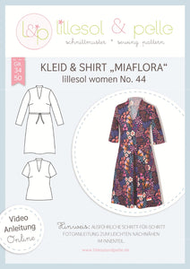 Schnittmuster lillesoll Kleid& Shirt „Maiflora“ No.44