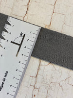 Lade das Bild in den Galerie-Viewer, Gurtband Baumwolle Grau (kalt) 4cm

