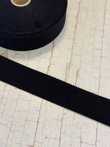 Gurtband Baumwolle Schwarz 4cm