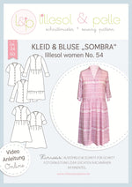 Lade das Bild in den Galerie-Viewer, Schnittmuster lillesoll Kleid &amp; Bluse „Sombra“ No.54
