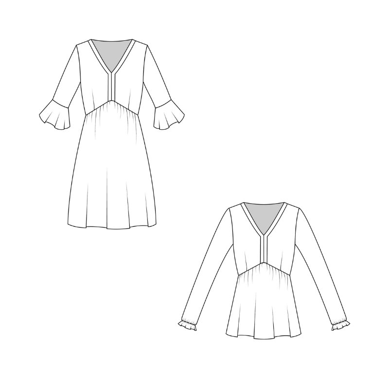 Schnittmuster La Bavarese Bohokleid VALENTINA
