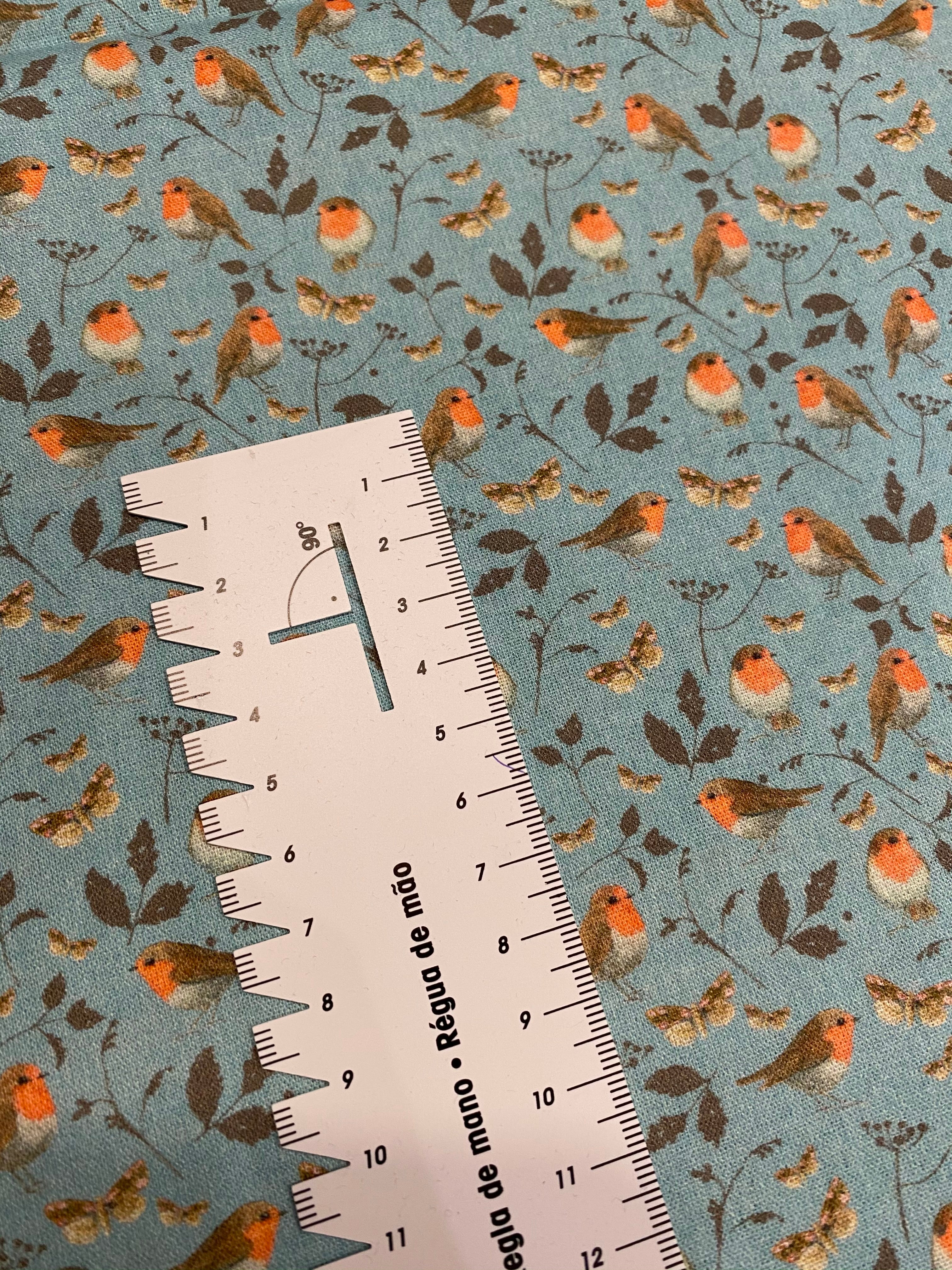 Baumwolle Acufactum Rotkehlchen