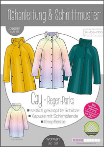Schnittmuster Kibadoo Cay Regen-Parka