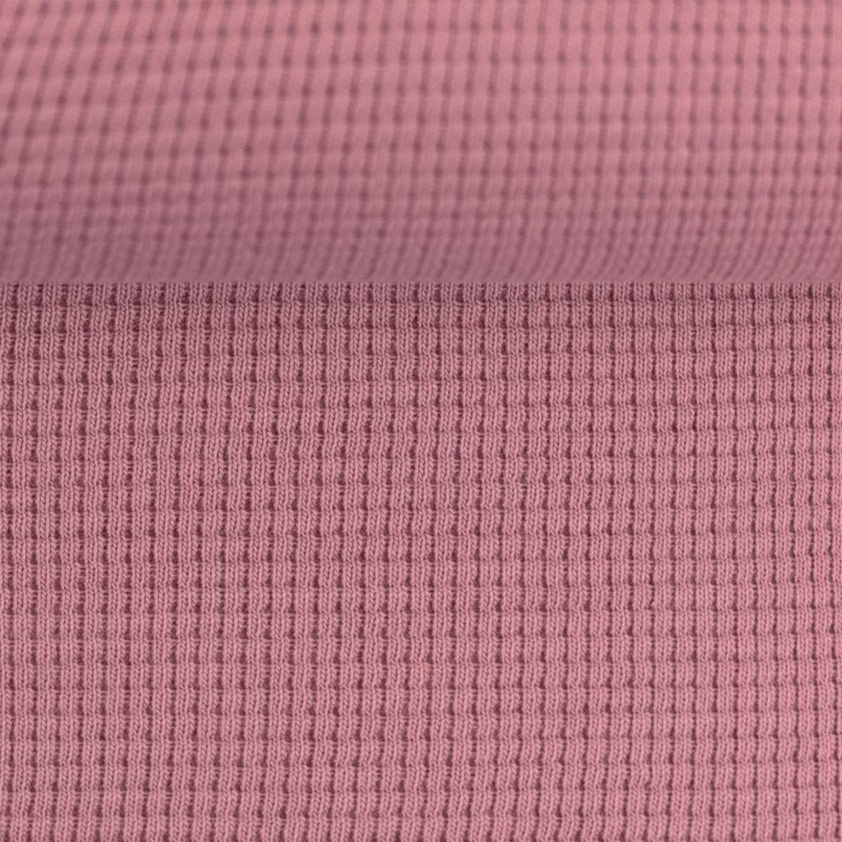 Waffeljersey Clarissa  altrosa 463