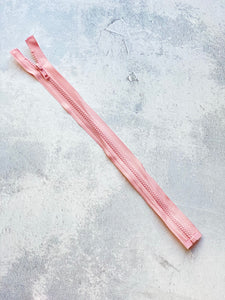 Reißverschluss teilbar 40cm Lachs- rosa